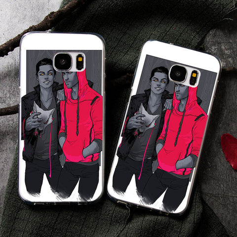 Teen Wolf Cover case For Samsung Galaxy s8 s8plus A5100 A7100 2016 A5200 A520F A7200 2017 S5 S6 S6Edge S7 S7 Edge phone cases - Wolfmall