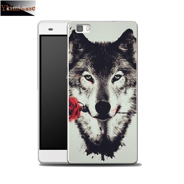 Elephant wolf soft TPU cover for huawei p8 p9 Lite NOVA MATE 8 9 honor 8 case for huawei p8 lite 2017 P10 phone capa - Wolfmall