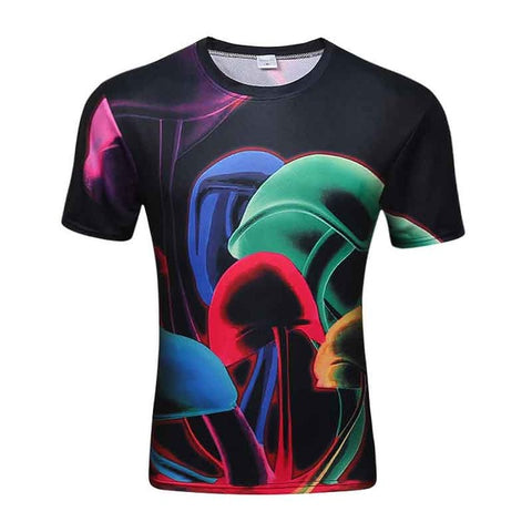3d t shirt men 2017 summer new arrvial 3D funny wolf men's T-shirt extended plus size 4XL homme top tees wholesale - Wolfmall
