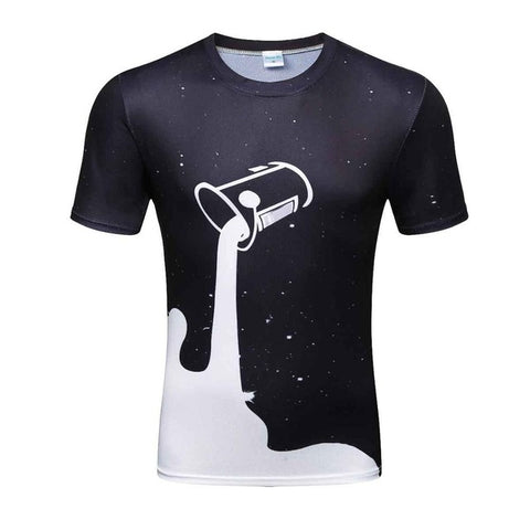 3d t shirt men 2017 summer new arrvial 3D funny wolf men's T-shirt extended plus size 4XL homme top tees wholesale - Wolfmall