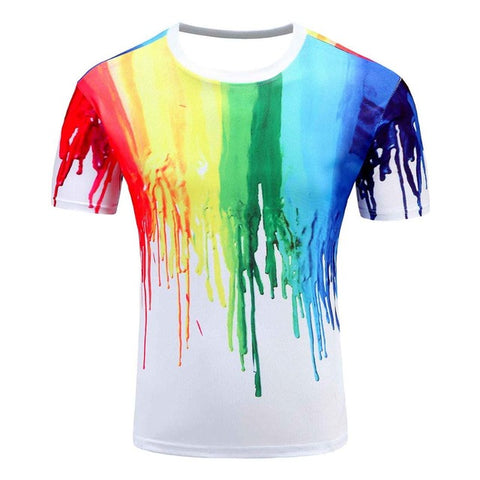 3d t shirt men 2017 summer new arrvial 3D funny wolf men's T-shirt extended plus size 4XL homme top tees wholesale - Wolfmall