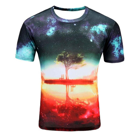 3d t shirt men 2017 summer new arrvial 3D funny wolf men's T-shirt extended plus size 4XL homme top tees wholesale - Wolfmall