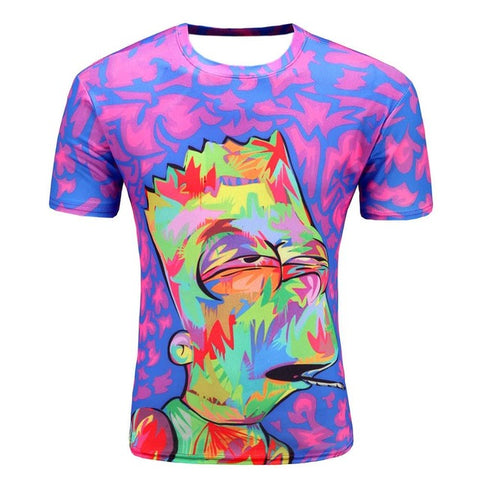 3d t shirt men 2017 summer new arrvial 3D funny wolf men's T-shirt extended plus size 4XL homme top tees wholesale - Wolfmall