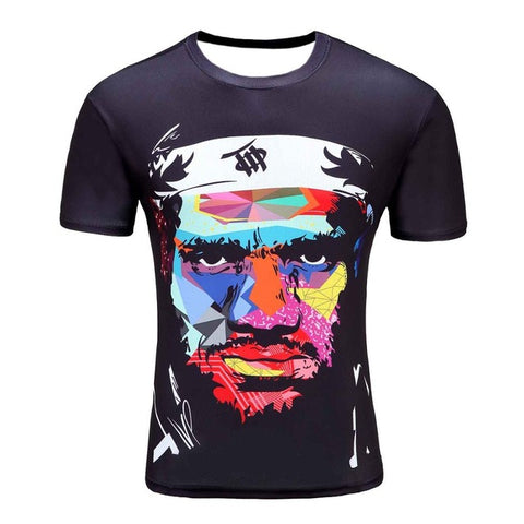 3d t shirt men 2017 summer new arrvial 3D funny wolf men's T-shirt extended plus size 4XL homme top tees wholesale - Wolfmall