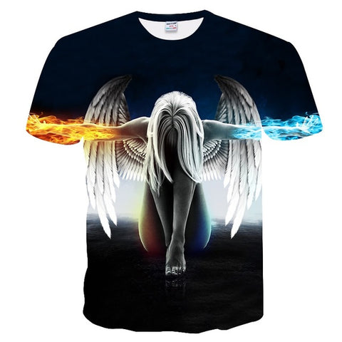 BIANYILONG Newest Harajuku Wolf 3D Print Cool T-shirt Men/Women Short Sleeve Summer Tops Tees T shirt Fashion - Wolfmall