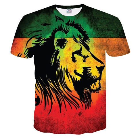 BIANYILONG Newest Harajuku Wolf 3D Print Cool T-shirt Men/Women Short Sleeve Summer Tops Tees T shirt Fashion - Wolfmall