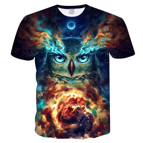 BIANYILONG Newest Harajuku Wolf 3D Print Cool T-shirt Men/Women Short Sleeve Summer Tops Tees T shirt Fashion - Wolfmall