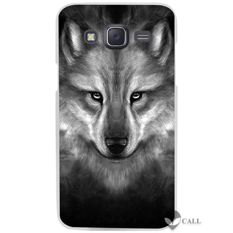 Hot Sale The Wolf Clear Case Cover Coque Shell for Samsung Galaxy J1 J2 J3 J5 J7 2016 2017 Emerge - Wolfmall