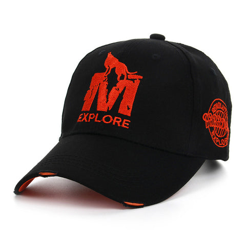 WORSICO wholsale brand cap baseball cap fitted hat Casual cap gorras 6 panel hip hop snapback hats wolf cap for men women unisex - Wolfmall