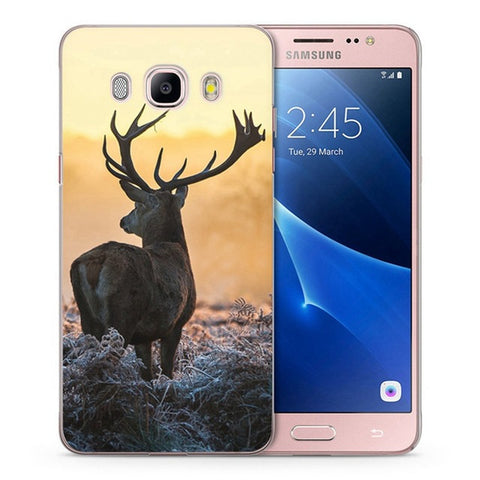 Case For Samsung Galaxy A3 A5 2016 2015 2017 prime J1 J2 J3 J5 J7  G530H S8/plus Note 8 TPU Soft Tiger Wolf Painted Case C045 - Wolfmall