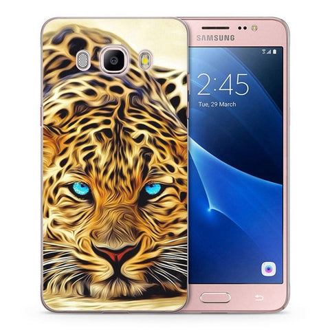 Case For Samsung Galaxy A3 A5 2016 2015 2017 prime J1 J2 J3 J5 J7  G530H S8/plus Note 8 TPU Soft Tiger Wolf Painted Case C045 - Wolfmall