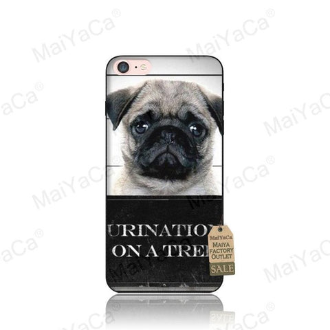 MaiYaCa Dog And Cat With Glasses Wolf Coque Shell Phone Case for Apple iPhone 8 7 6 6S Plus X 5 5S SE Cover - Wolfmall