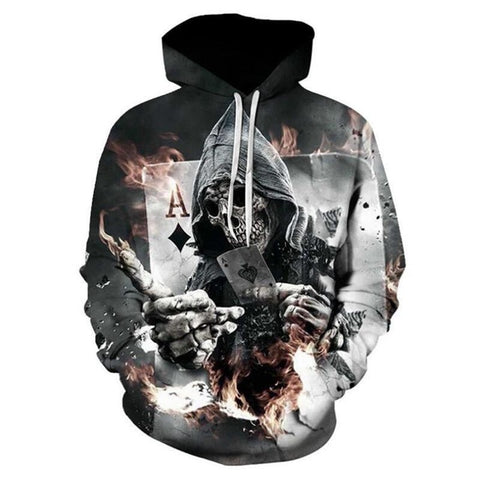 2017 Hot Sell Hooded 3D Wolf head Sweatshirts Men/women Hoodies Print Wolf Autumn 3d print Fashion Couple Hooded Sweatshirts - Wolfmall