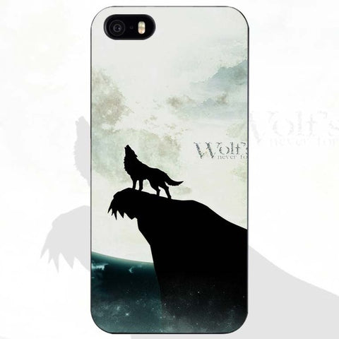 The Wolf Black Plastic Case Cover Shell for iPhone Apple 4 4s 5 5s SE 5c 6 6s 7 Plus - Wolfmall