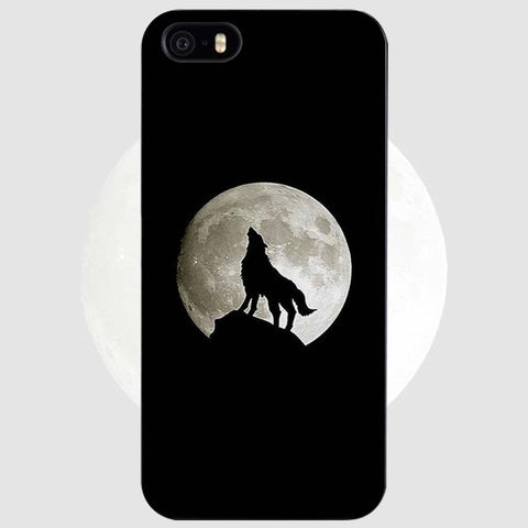 The Wolf Black Plastic Case Cover Shell for iPhone Apple 4 4s 5 5s SE 5c 6 6s 7 Plus - Wolfmall