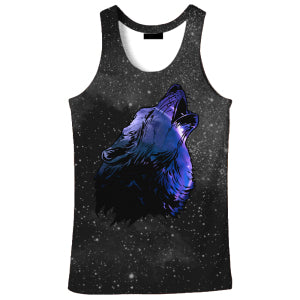 2017 hot sale New fashion 3D men's  wolf print 9 size casual tanktop  custom-made print free shipping - Wolfmall
