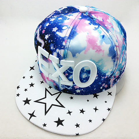 Wholesale Snapback Hats EXO Bboy Letter, Camo Hip Hop Hats, Caps Men bone, baseball cap Girl Boy Tapas Unkut - Wolfmall