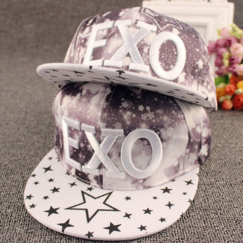 Wholesale Snapback Hats EXO Bboy Letter, Camo Hip Hop Hats, Caps Men bone, baseball cap Girl Boy Tapas Unkut - Wolfmall