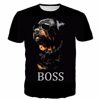 ONSEME Unisex-Adult Hipster 3D T Shirt Tees Funny Eagle/Lions/Skull/Boss Dog/Wolf/King Queen Prints TShirts Hip Hop Tops - Wolfmall