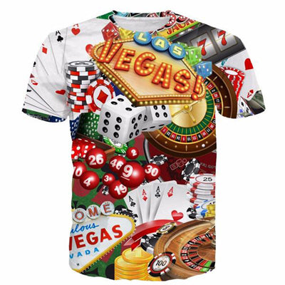 ONSEME Unisex-Adult Hipster 3D T Shirt Tees Funny Eagle/Lions/Skull/Boss Dog/Wolf/King Queen Prints TShirts Hip Hop Tops - Wolfmall