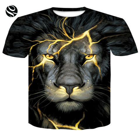 2018 Cool T-shirt Men/Women 3d Tshirt Print Print  Wolf Howling To The Moon Short Sleeve Summer Tops Tees T shirt Fashion - Wolfmall