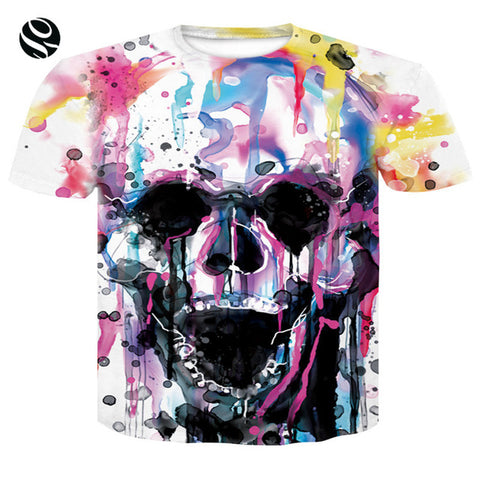 2018 Cool T-shirt Men/Women 3d Tshirt Print Print  Wolf Howling To The Moon Short Sleeve Summer Tops Tees T shirt Fashion - Wolfmall