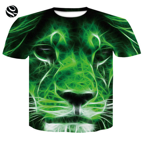 2018 Cool T-shirt Men/Women 3d Tshirt Print Print  Wolf Howling To The Moon Short Sleeve Summer Tops Tees T shirt Fashion - Wolfmall