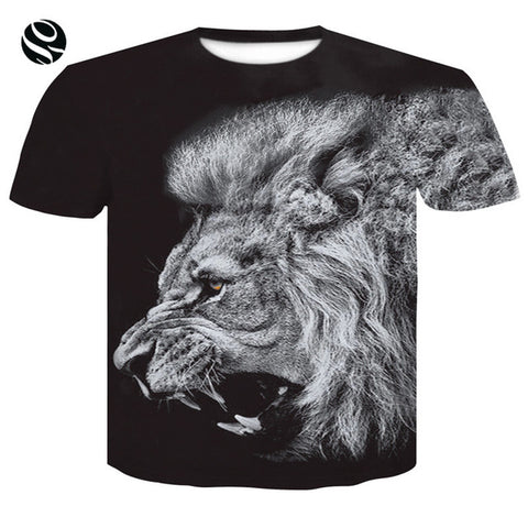 2018 Cool T-shirt Men/Women 3d Tshirt Print Print  Wolf Howling To The Moon Short Sleeve Summer Tops Tees T shirt Fashion - Wolfmall