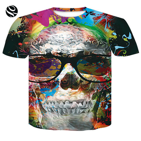 2018 Cool T-shirt Men/Women 3d Tshirt Print Print  Wolf Howling To The Moon Short Sleeve Summer Tops Tees T shirt Fashion - Wolfmall