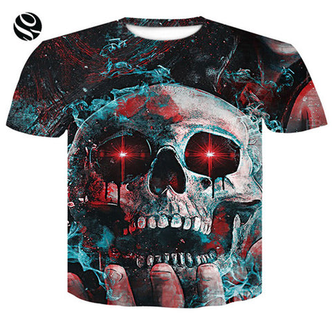 2018 Cool T-shirt Men/Women 3d Tshirt Print Print  Wolf Howling To The Moon Short Sleeve Summer Tops Tees T shirt Fashion - Wolfmall