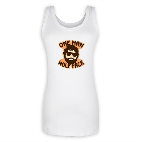 ONE MAN WOLF PACK Alan Hangover Inspired Print Ladies Girl's O-Neck Tank Top Fashion Summer Tops Women Cotton Sleeveless T-shirt - Wolfmall