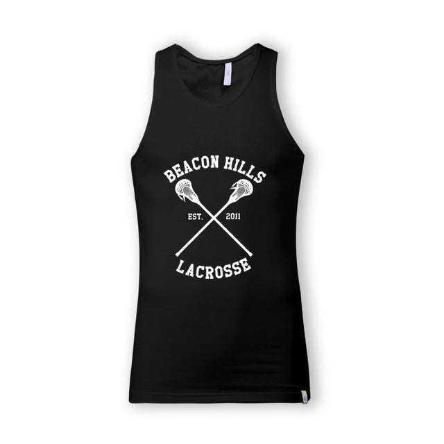 2018 Couple Matching Beacon Hills Lacrosse Teen Wolf Letter Printed Tank Top Vest Anniversary Vest Valentine's Day Gift Tops - Wolfmall