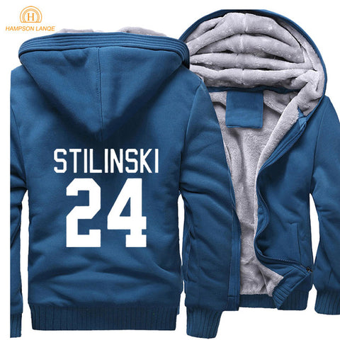 TV Show Teen Wolf Stilinski 24 thicken men sweatshirt 2018 spring winter warm fleece hoodies men brand-clothing men hoody jacket - Wolfmall