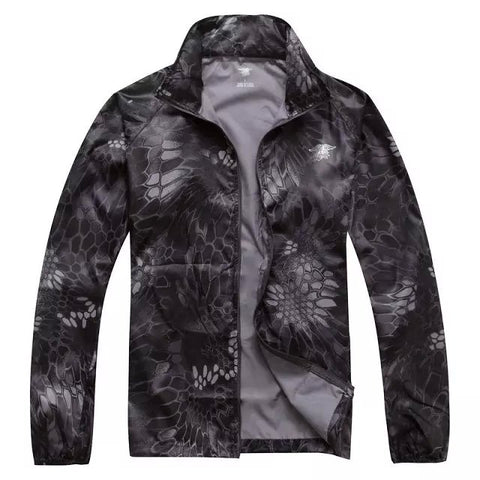 Tactical Typhon Anti-UV Jacket Summer Typhon Ultra-light Jacket Outdoor Quick Dry Jacket Travelling Easy Carry Jacket - Wolfmall