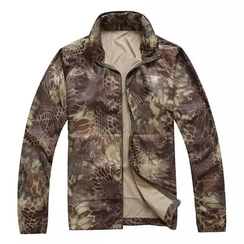 Tactical Typhon Anti-UV Jacket Summer Typhon Ultra-light Jacket Outdoor Quick Dry Jacket Travelling Easy Carry Jacket - Wolfmall