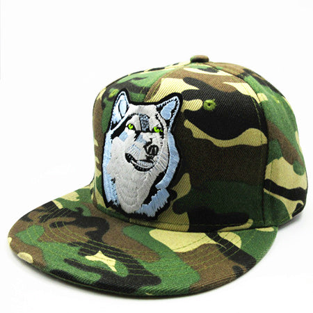 LDSLYJR 23 style Wolf leopard tiger bear cotton camouflage Baseball Cap hip-hop cap Snapback Hats for kids and adult size - Wolfmall