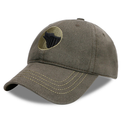 Solid Baseball Caps Men Wolf Camouflage Black Cap Cotton strapback Dad Hat man trucker cap casquette de baseball homme - Wolfmall