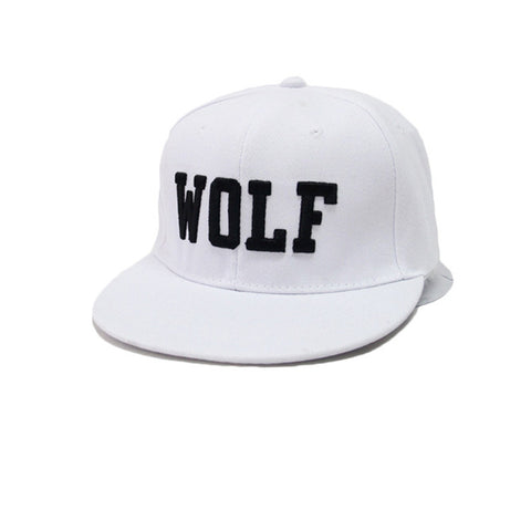 Embroidery Unisex Baseball Cap Hip Hop wolf words Adjustable Hat Sunhat 3 Colors - Wolfmall