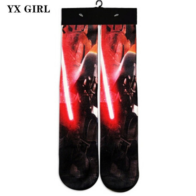 2018 New Fashion Men/Women 3d Funny Harajuku Sock Animal Wolf/Tiger Printed Socks Warm Brand Sock Unisex - Wolfmall