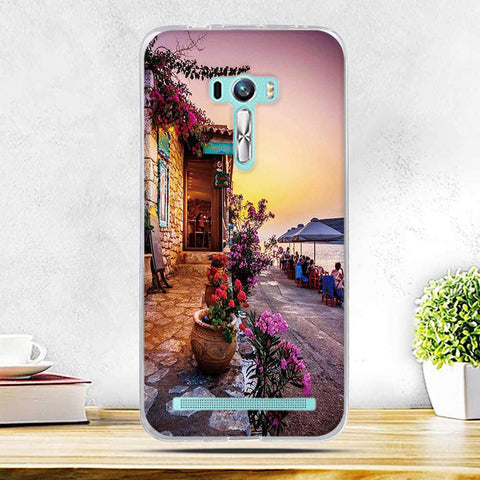 Case for Asus Zenfone Selfie ZD551KL Cover Thin Soft Silicone TPU Cart WOLF Phone Case for Asus ZenFone Selfie ZD551KL 5.5" Bags - Wolfmall