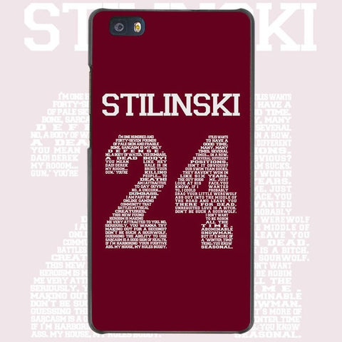 Teen Wolf Stilinski 24 Hard Case Black Cover Scrub for Huawei P8 P9 Lite Plus P7 Mate S 7 8 9 - Wolfmall
