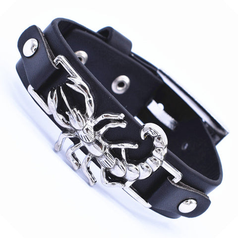 Tokyo Animation Final Fantasy VII 7 Cloud Wolf Wristband Cosploy Bracelets Advent Children Black Leather Bracelet Men Jewelry - Wolfmall