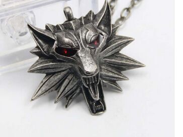 ZOSHI Hot Sale 3 Medallion Pendant Wizard Witcher Wild Hunt 3 Figure Game Wolf Head Necklace For Men - Wolfmall