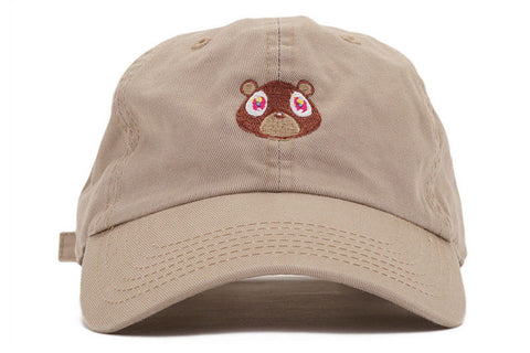 New Kanye west Heart break album logo with colb by kaws bear dad hat Kanye West Wolves cap i feel like pablo hats KERMIT TEA Hat - Wolfmall