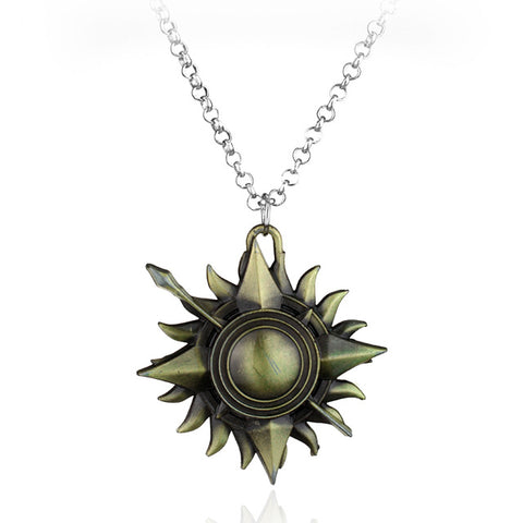 Game of thrones The family god beast Wolf Head Dragon A Song of Ice and Fire Alloy Pendent High Quality Necklace Gift For Fans - Wolfmall