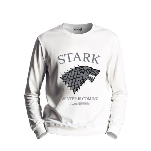 Thick Material Top quality dragon game of thrones hoodies sweatshirt  casual winter is coming wolf head coat jacket - Wolfmall