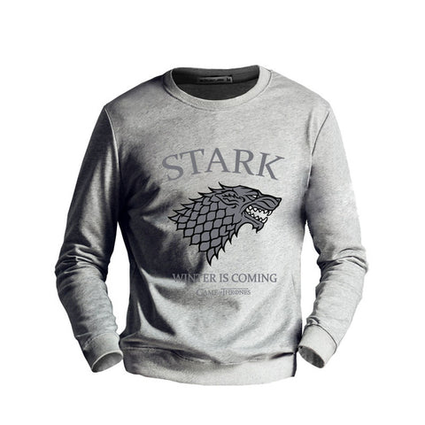 Thick Material Top quality dragon game of thrones hoodies sweatshirt  casual winter is coming wolf head coat jacket - Wolfmall