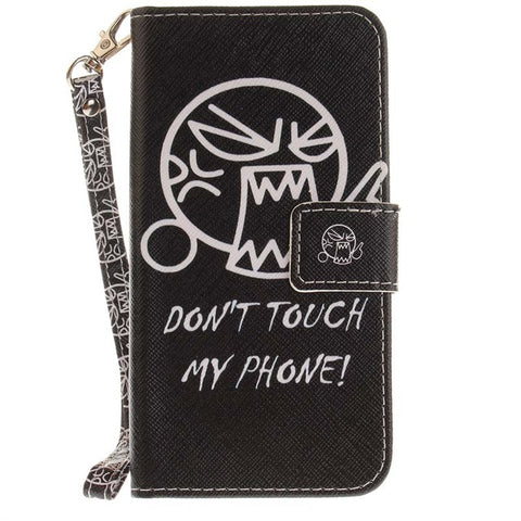 B42 Cute Pet Animals Lion Wolf Owl Leather Phone Case For Samsung Galaxy J3 Prime J5 2017 J527 J327 J730 G570 A3 A5 A520 Cover - Wolfmall