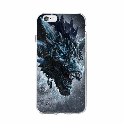 TOMOCOMO For iPhone 7 7Plus 6 6S 6Plus 8 8Plus X 5 5S SE Game Thrones Wolf  Soft TPU Phone Case Cover Coque Fundas For SAMSUNG - Wolfmall