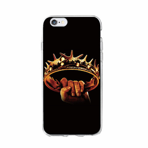 TOMOCOMO For iPhone 7 7Plus 6 6S 6Plus 8 8Plus X 5 5S SE Game Thrones Wolf  Soft TPU Phone Case Cover Coque Fundas For SAMSUNG - Wolfmall